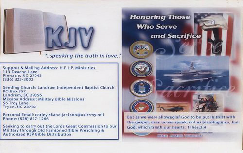 Military Bible Missions